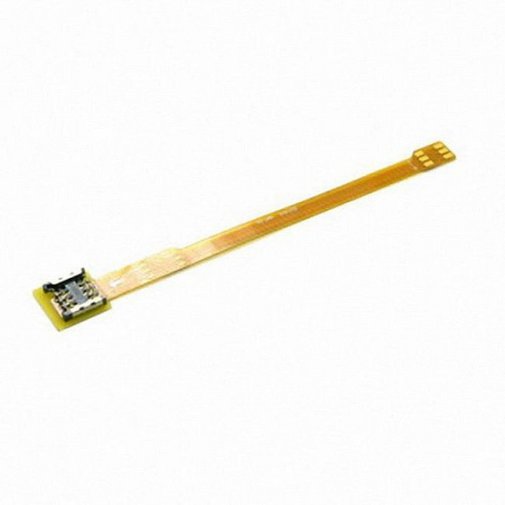 Chenyang Micro SIM Card to Nano SIM Kit Male to Female Extension Soft Flat FPC Cable Extender 10cm EP-083