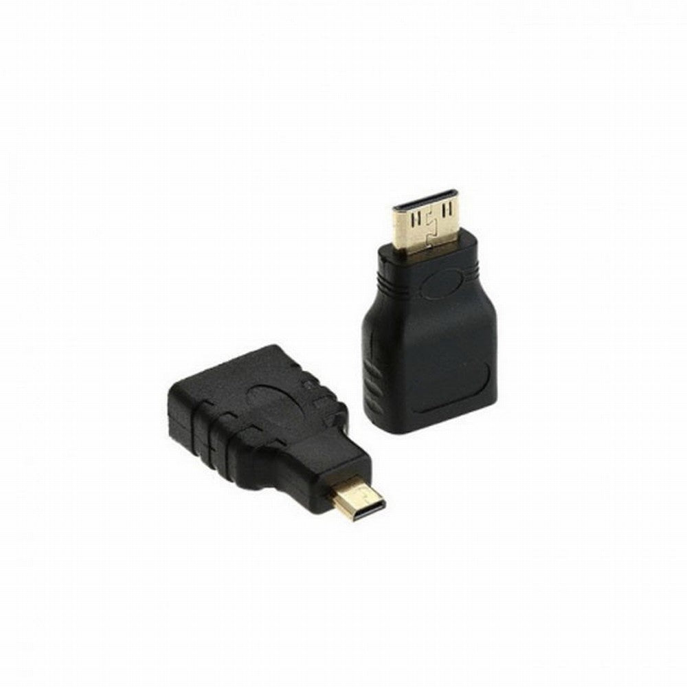 Chenyang HDMI to Dual HDMI Female Y Splitter Switch Extension Adapter Cable with Micro Mini HDMI Adapter HD-023+038+167
