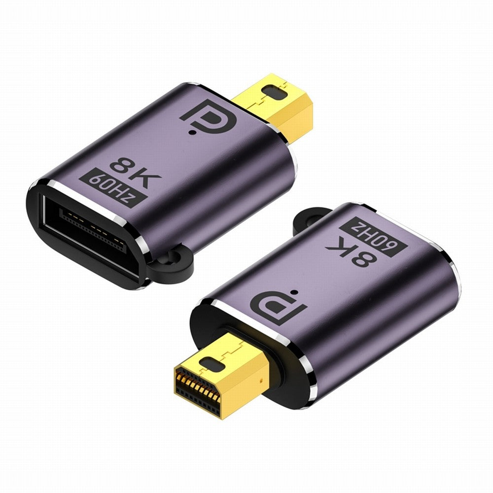 Chenyang Mini DisplayPort 1.4 Male to DP Female 8K 60hz Adapter Ultra-HD UHD 4K 144hz 7680*4320 for Video PC Laptop Monitor DP-036-8K01